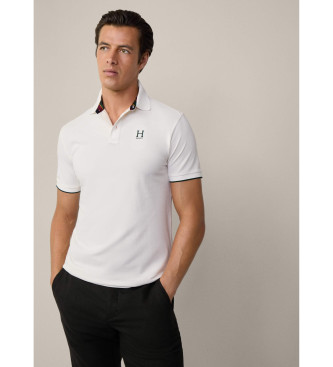 Hackett London Polo Heritage H Logo bianca