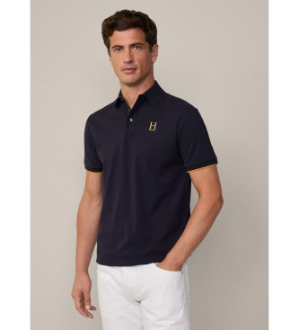 Hackett London Heritage H Logo navy Poloshirt