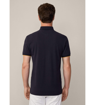 Hackett London Heritage H Logo navy polo