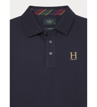 Hackett London Polo Heritage H Navy Logo