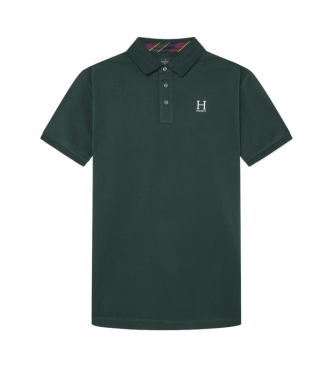 Hackett London Polo vert Heritage H Logo