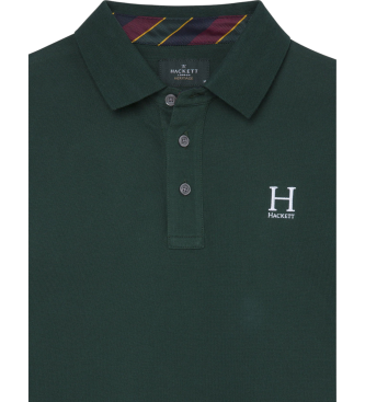 Hackett London Heritage H Logo grn polotrja