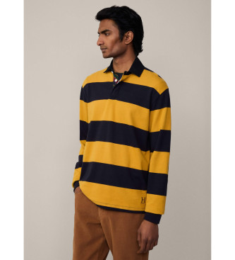 Hackett London Plo amarelo Heritage H Rugby