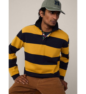 Hackett London Plo amarelo Heritage H Rugby