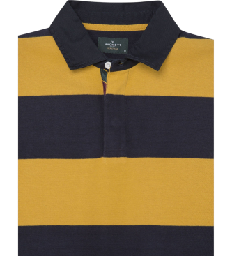 Hackett London Żółta koszulka polo Heritage H Rugby