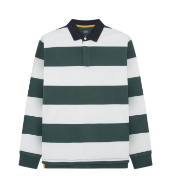 Hackett London Polo Heritage H Rugby blanco