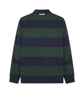 Hackett London Polo Heritage Harry verde, blu scuro