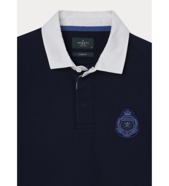 Hackett London Heritage navy polo shirt