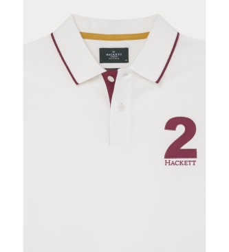 Hackett London Heritage Number polotrja vit