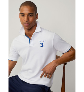 Hackett London Polo Heritage Number blanco