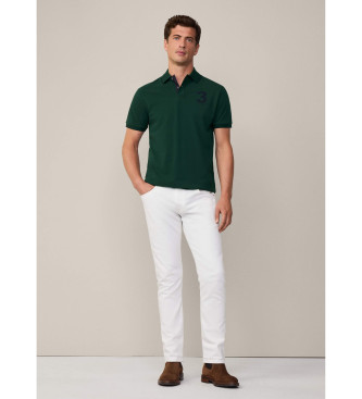 Hackett London Heritage Number grn poloshirt