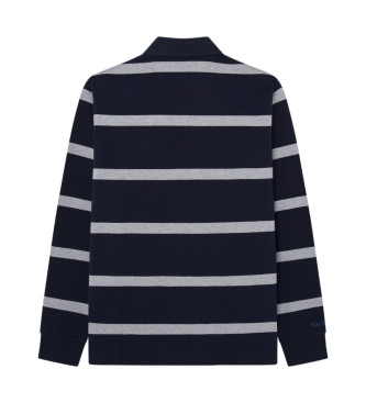 Hackett London Heritage Polo shirt navy stripe