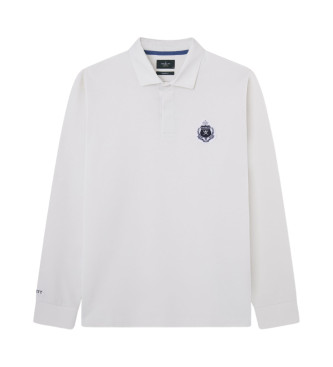 Hackett London Polo Heritage Rugby blanco