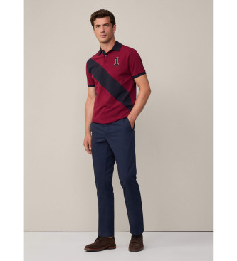 Hackett London Heritage Sash rdeča polo majica