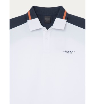 Hackett London Polo Hs Colour Block wit