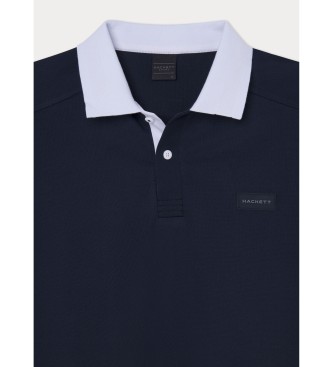 Hackett London Polo Hs Contrasto blu scuro