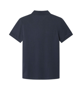 Hackett London HS Essential navy polo shirt