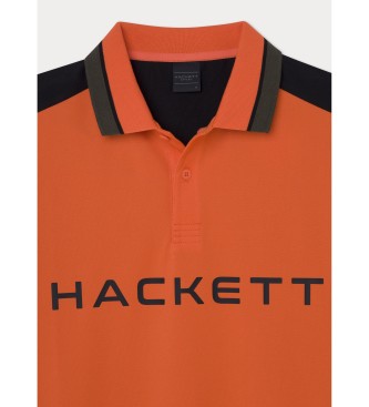 Hackett London Polo Hs Multi pomarańczowy