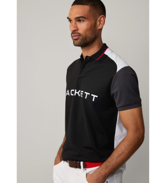 Hackett London HS Multi polo shirt sort