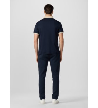 Hackett London Polo Hs Resort Placket marinho