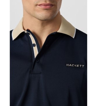 Hackett London Polo Hs Resort Placket marinho