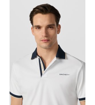 Hackett London Polo Hs Resort Placket blanco