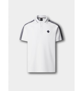 Hackett London Bela majica Polo Hs Tape