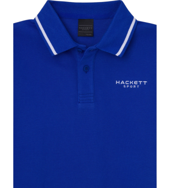 Hackett London Polo Hs Tipped niebieskie