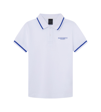 Hackett London Polo Hs Tipped hvid