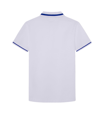 Hackett London Polo Hs Tipped blanc