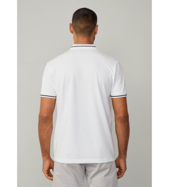 Hackett London Polo bianca con punta HS