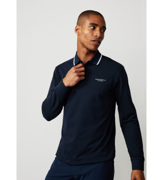 Hackett London Polo Hs Tipped navy