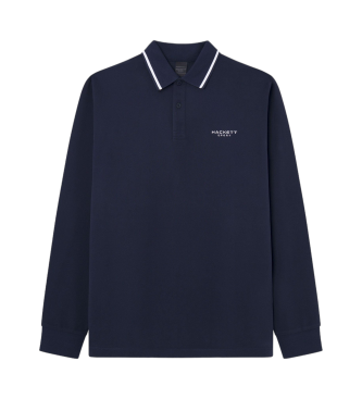 Hackett London Polo Hs Tipped navy