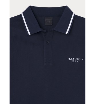 Hackett London Polo Hs Gestipt navy