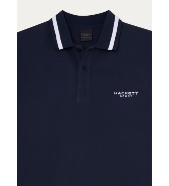 Hackett London Polo Hs Tipped navy