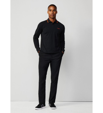 Hackett London Hs Tipped polo shirt black