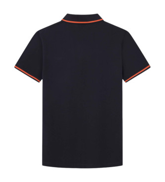 Hackett London Koszulka polo Hs Tipped czarna