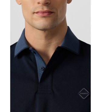Hackett London Polo Hs Two Tone granatowe