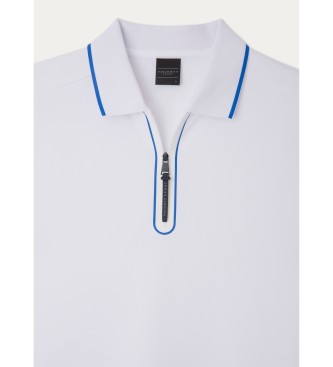 Hackett London Polo Hs Zip bianca