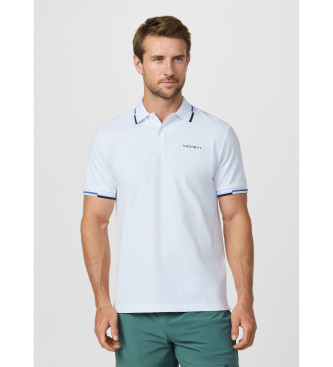 Hackett London Polo manga corta con ribete fit cl�sico blanco