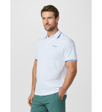 Hackett London Polo manga corta con ribete fit cl�sico blanco