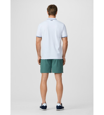 Hackett London Polo manga corta con ribete fit cl�sico blanco