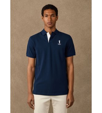 Hackett London Polo Nr. marineblau