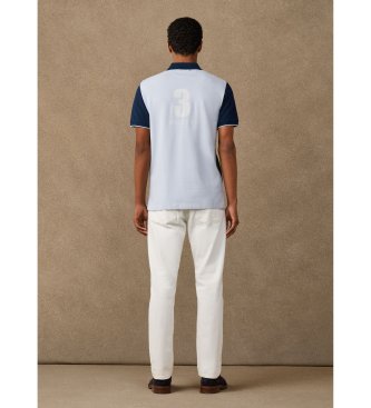 Hackett London Polo Nbr Diamond blanco roto