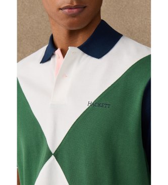 Hackett London Polo Nbr Diamond blanco roto