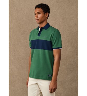 Hackett London Polo Nbr Panel verde