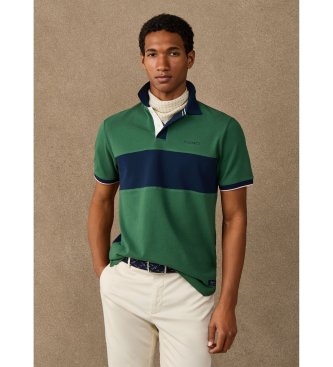 Hackett London Polo Nbr Panel verde