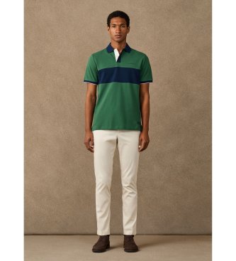 Hackett London Polo Nbr Panel verde