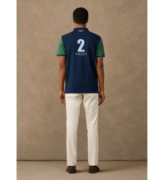 Hackett London Polo Nbr Panel verde