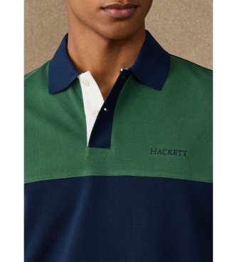 Hackett London Polo Nbr Panel verde